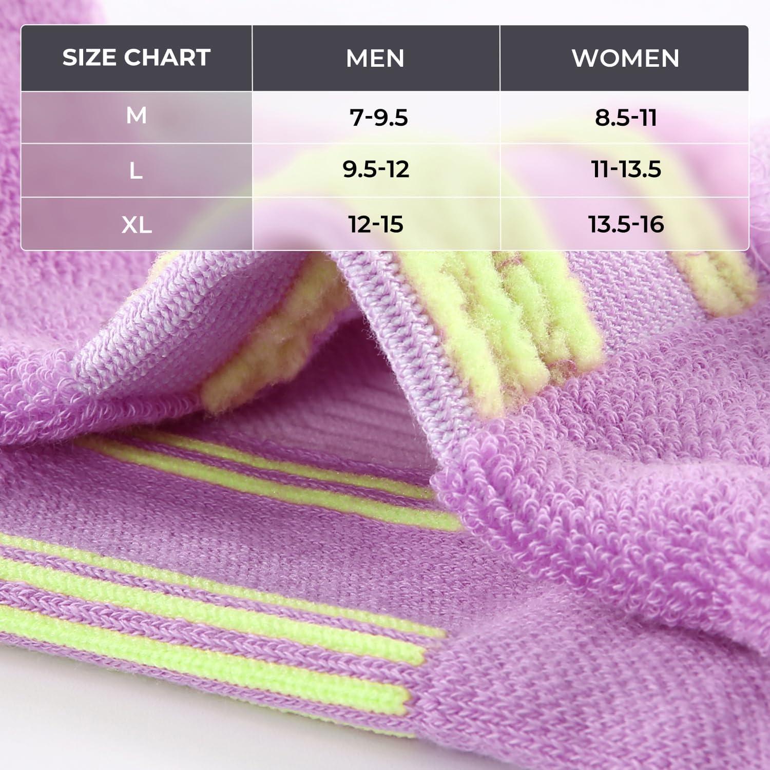 image:imageFITRELL Mens 6 Pack Ankle Running Socks Low Cut Cushioned Athletic Sports Socks 799121215Pastel Lavender