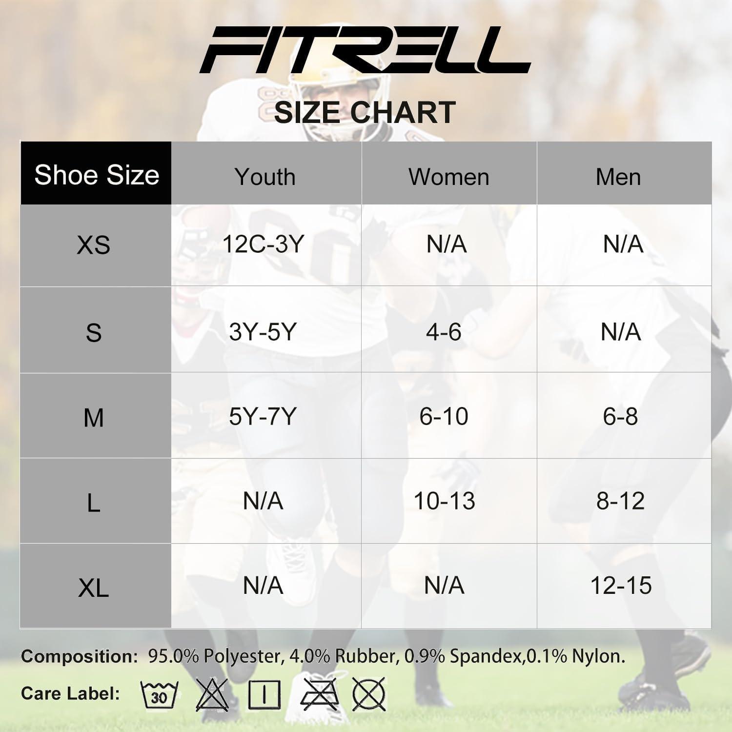 image:imageFITRELL 23 Pack Baseball Soccer Softball Socks for Kids Youth Men amp Women OvertheCalf Knee High Socks Multiple ColorsWhite 2 Pack